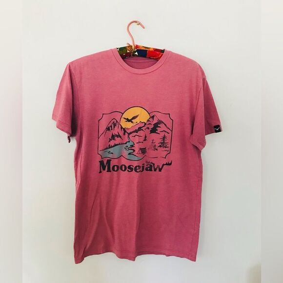 Moosejaw Other - Moosejaw | designed in Detroit | pink Outdoor t-shirt